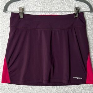 Patagonia Purple and Pink Skirt With Short Liner for Active Adventures Size S